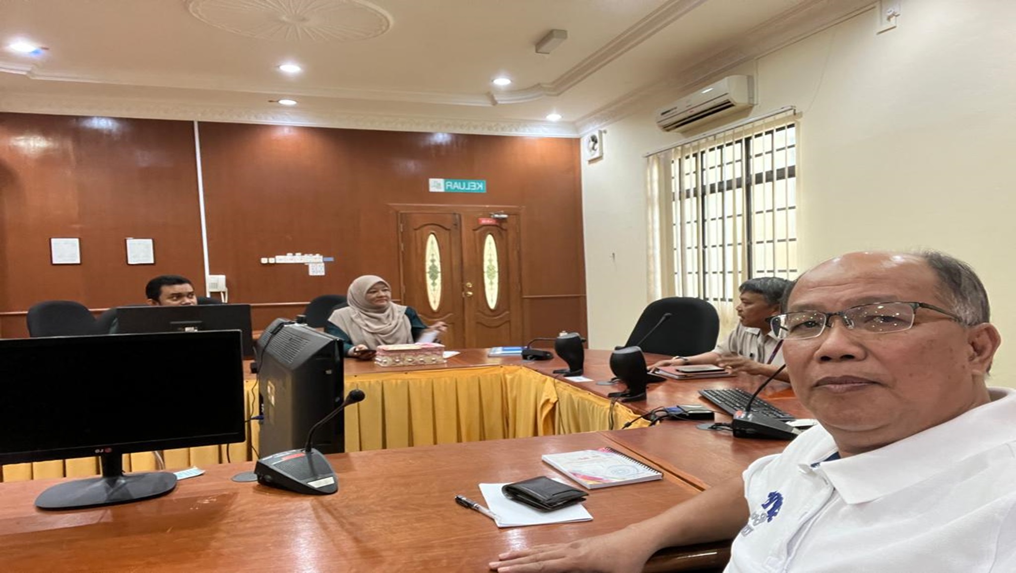 LAWATAN DAN PERBINCANGAN KURSUS OSH-C